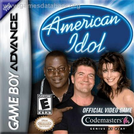 Cover American Idol for Game Boy Advance